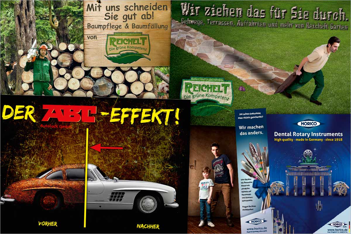 Bild von Referenzen Bildcollagen - Werbeagentur für München
