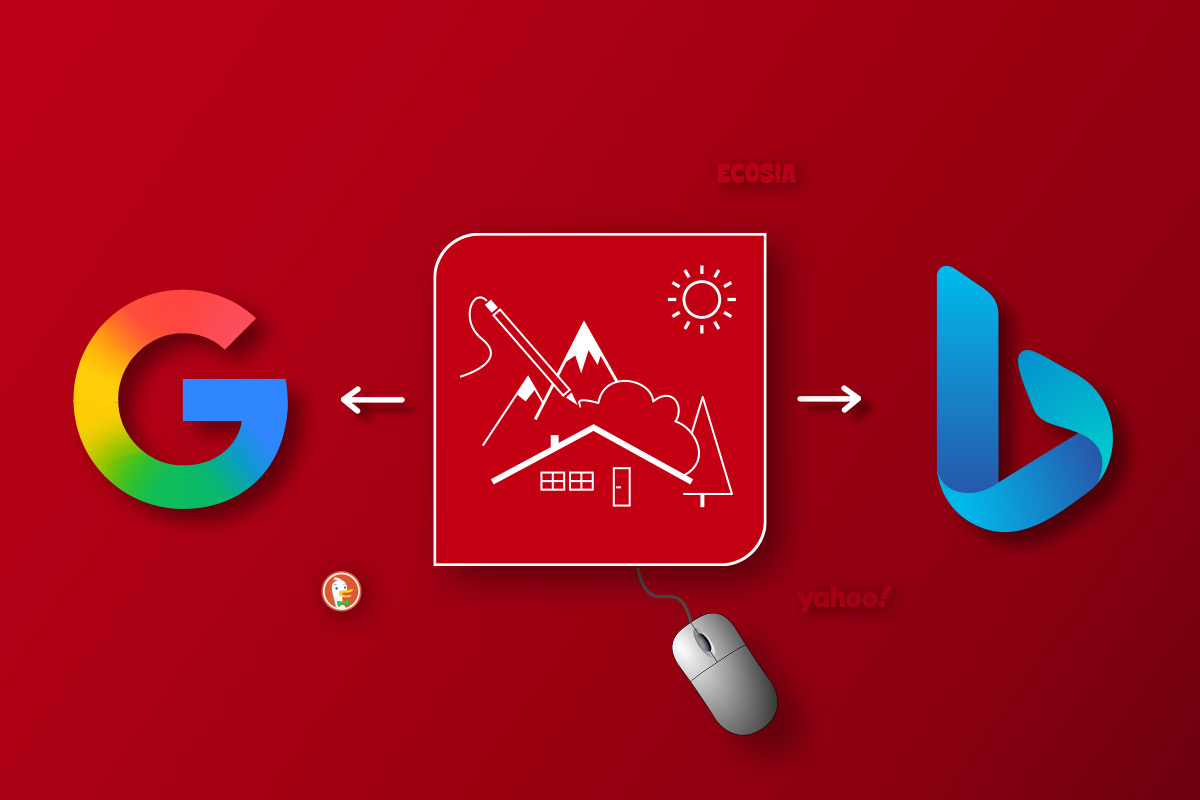 Bildcollage für die Suchmaschinenoptimierung der SEO-Agentur aus München